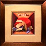 Gouda by Geoff Allen 26-Inch-by-26-Inch Framed Print