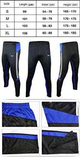 MaxTrend Men's Soccer Football Training Sweat Pants Sports Casual Trousers S-XL