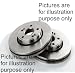 LANCIA DELTA III 1.4 Petrol FRONT BRAKE DISCS 7/06 || PLEASE E-MAIL YOUR REG FOR CONFIRMATION