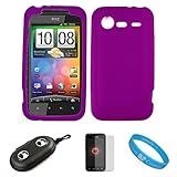 Purple Premium Soft Rubberized Silicone Skin Cover for Verizon Wireless New ....