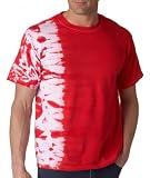 Premium Hand Made Tie Dye T Shirts Red Fusion 516k7b4 IML. SL160 Premium Hand Made Tie Dye T Shirts Red Fusion