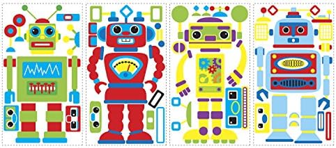 Build Your Own Robot Wall Decals