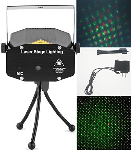 FORCATE Stage Laser Light , Voice-activated Version FDA & Amazon Standards Laser Type: Class IIIR(Black)