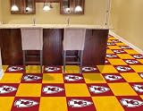 Fan Mats Kansas City Chiefs NFL Team Logo Carpet Tiles