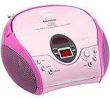 LENCO SCD-24 CD/MP3 Radio - pink