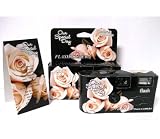 10 Pack Love in Rose Wedding Party Disposable Cameras with Gift Box and Matching Tents, 27 Exp.