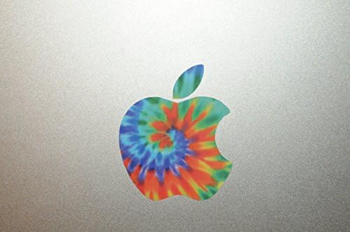 Tie Dyed - Apple Sticker for Macbooks - glossy vinyl decal