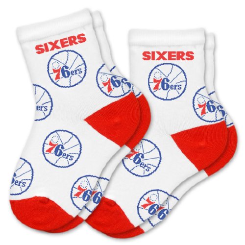 NBA Philadelphia 76ers Kids Socks, 2-Pack, Infant