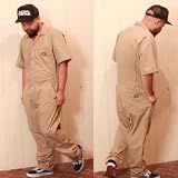 当日出荷します★18：00までのご注文★ DICKIES ディッキーズ ブランド 3399 半袖カバーオール カーキ KHAKI 半袖つなぎ 半袖ツナギ 3399-133999