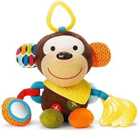 Baby Toys Animal Baby Rattles & Mobiles Infant Plush Learning Products Kids Gift / Styles Monkey # m001