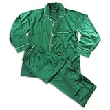 Famous Brand - Mens Long Sleeve Pajamas, Green