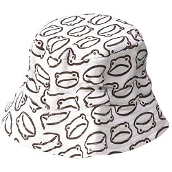 Swedish Kids Unisex Sma Grodorna White/Brown Frog Hat