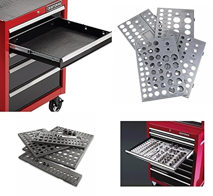 Craftsman Tool Chest Drawer Liner & Socket Organizer Bundle For Auto