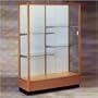 Heritage 891 Series Floor Case (Hardwood Finish) Case Back: Plaque Fabric, Wood Color: Cordovan