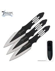 United Cutlery Tomahawk Throwing Knife Set (3-Piece), Black