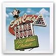 Suzy Cue's Game Room by Anthony Ross 12"x12" Art Print Poster