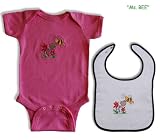 Baby Onesie and Bib. Gift Set 3-6 Mos Ms Bee