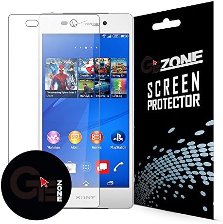 [GTE Zone] Sony Xperia Z3V Screen Protector Cover, Clear HD 1-Pack