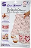 Wilton Sugar Sheet, Pink Hearts