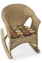 Wicker Bistro Chair Cushion 2"hx18"wx18"d Berringer Choco