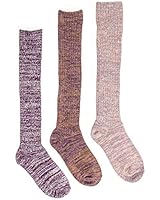 Muk Luks Women's Marled Knee-High Socks (Pack of Three Pairs)
