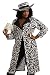 Rubies Lady Pimp 70s Zebra Suit Plus Size Halloween Costume