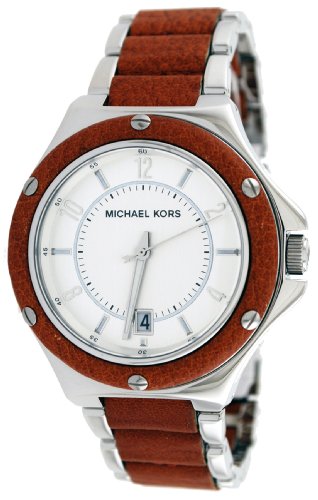 Michael Kors, Mens, Casual, Grey Dial, Leather W/ SS