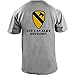 Army 1st Cavalry Division Full Color Veteran T-Shirt