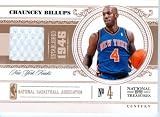 2011 Playoff National Treasures Authentic Chauncey Billups Game Worn Jersey Card