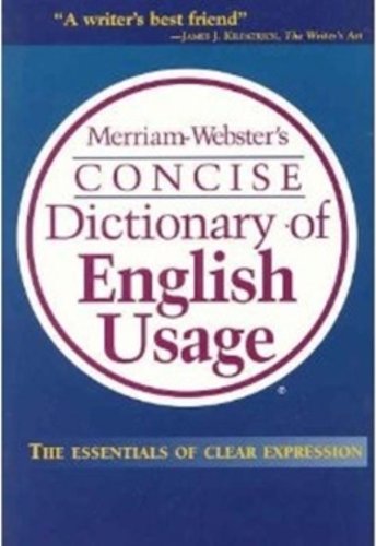 Merriam-Webster's Concise Dictionary of English Usage