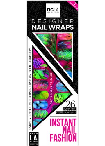 NCLA Birds of Paradise Nail Wraps