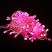 100 LED Multifunction Indoor Outdoor Wedding Party Patio Window Fairy String Dorm Lights - 32ft (Pink)
