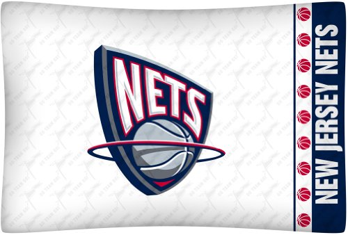 NBA New Jersey Nets Micro Fiber Pillow Case Logo