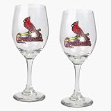 St. Louis Cardinals 2 Piece Wine Glass Set