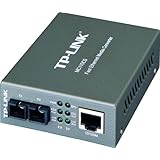 TP-LINK MC110CS Media Converter, 10/100Mbps RJ45 to 100M single-mode SC fiber, up to 1.2miles, chassis mountable