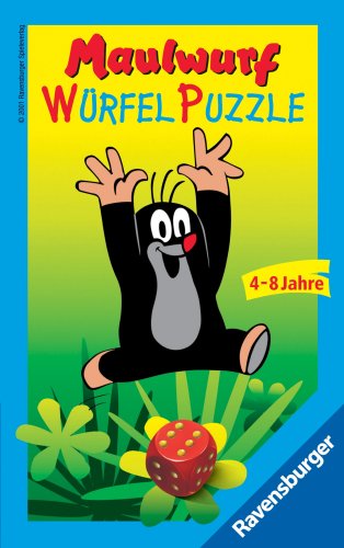 Ravensburger 23118 - Maulwurf Würfelpuzzle Mitbringspiel