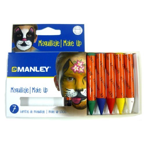 クレサン フェイスペイントクレヨン MANLEY 7色