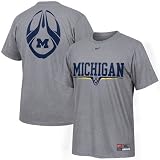 Nike Michigan Wolverines Ash Team Issue T-shirt