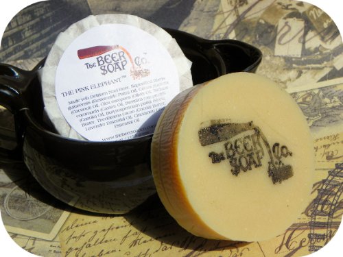 The Pink Elephant Beer Soap - Made with Delirium Noel Belgian Strong Dark Ale