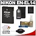 Nikon EN-EL14 Rechargeable Li-ion Battery with Nikon ML-L3 Wireless Shutter Release Remote Control + Accessory Kit for Coolpix P7000, P7100 & D5100, D5200, D3200 Digital SLR Camera