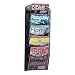 Safco Model 5-Pocket Magazine Rack, Black Onyx (5578)