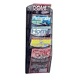 Safco Model 5-Pocket Magazine Rack, Black Onyx (5578)