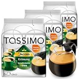 Tassimo Jacobs Krönung Verwöhnkanne, 3er Pack, 3 x 8 Maxi T-Discs + Kaffeekanne mit Deckel
