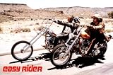 (24x36) Easy Rider Movie (Dennis Hopper & Peter Fonda on Motorcycles, Color) Poster Print