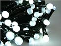 100x 8mm WHITE LARGE LED string Christmas lights, 6.6m, multifunction, indoor outdoor