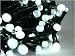 180x WHITE Large LED Christmas Lights, 10m Festive String Fairy, indoor/outdoor