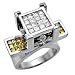 2.20ct Princess Cut Canary Diamond Ring 14k White Gold