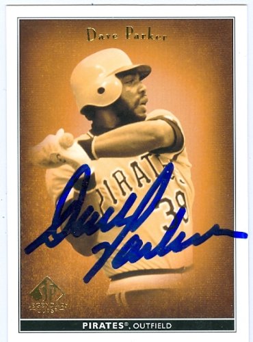 Dave Parker Autographed/Hand Signed Baseball Card (Pittsburgh Pirates) 2002 Upper Deck SP Legendary