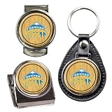 NBA Denver Nuggets Key Chain, Money Clip & Magnet Clip Set