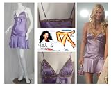Chick by Nicky Hilton Silk Dress with Bugel Beads (XS, Lilac)